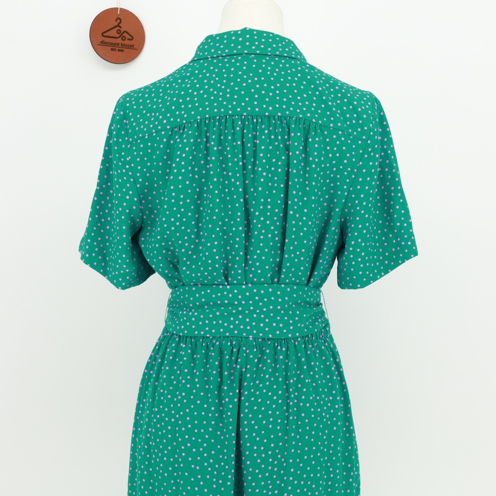 Kate Spade New York Wide Leg Cropped Belted Poolside Dot Jumpsuit Size 4 NWOT - Picture 6 of 9